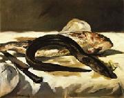Edouard Manet Ele and Red Snapper oil painting artist